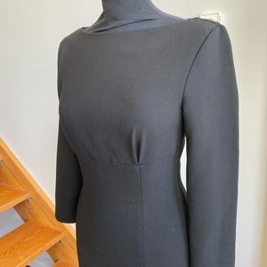 & Other Stories Fitted Black Dress